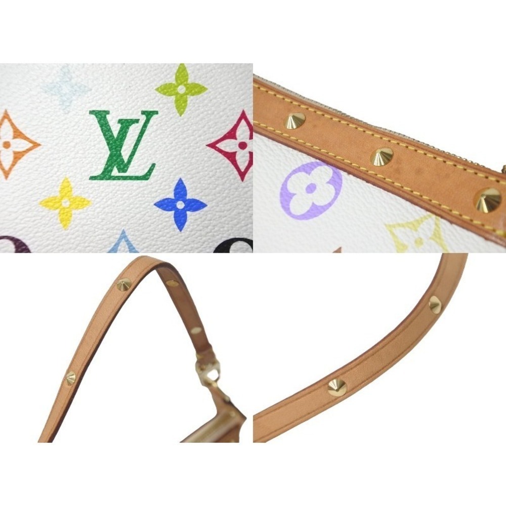 Louis Vuitton Multicolore Murakami Accessoires Takashi Pochette White - Picture 9 of 9